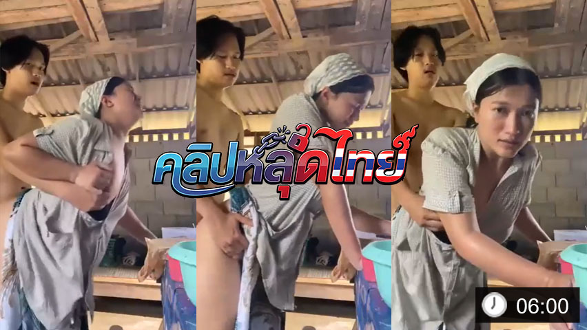 คู่รักทางบ้านเล่นเสียวกันเย็ดในครัวเอ้าดอร์ ครางลั่นไม่กลัวใครผ่านมาเห็น
